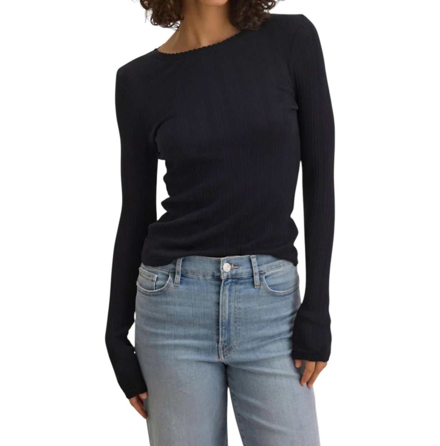 Velvet By Graham & Spencer - Mauri Pointelle Tee