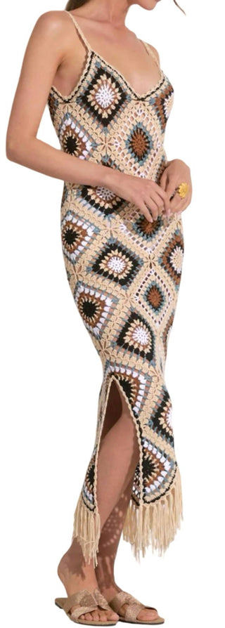 Elan - Crochet Midi Tank Dress