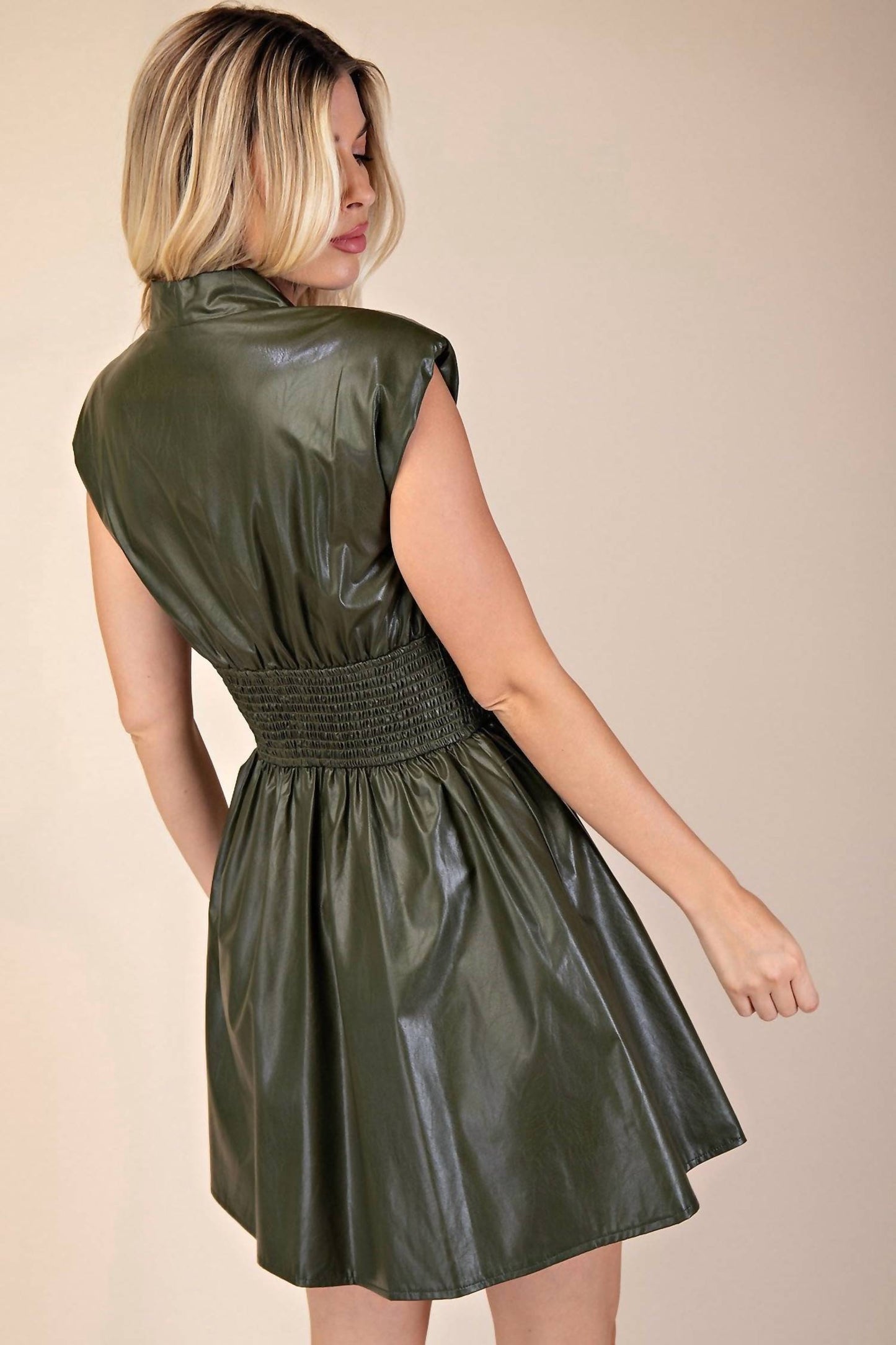 Glam - Ryder Chic Leather Dress