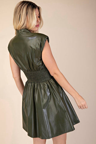 Glam - Ryder Chic Leather Dress