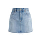 Alice + Olivia - Laika Crystal Embellished Demin Mini Skirt