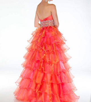 Mac Duggal - Sweetheart Strapless Ballgown with Stonework Waistband