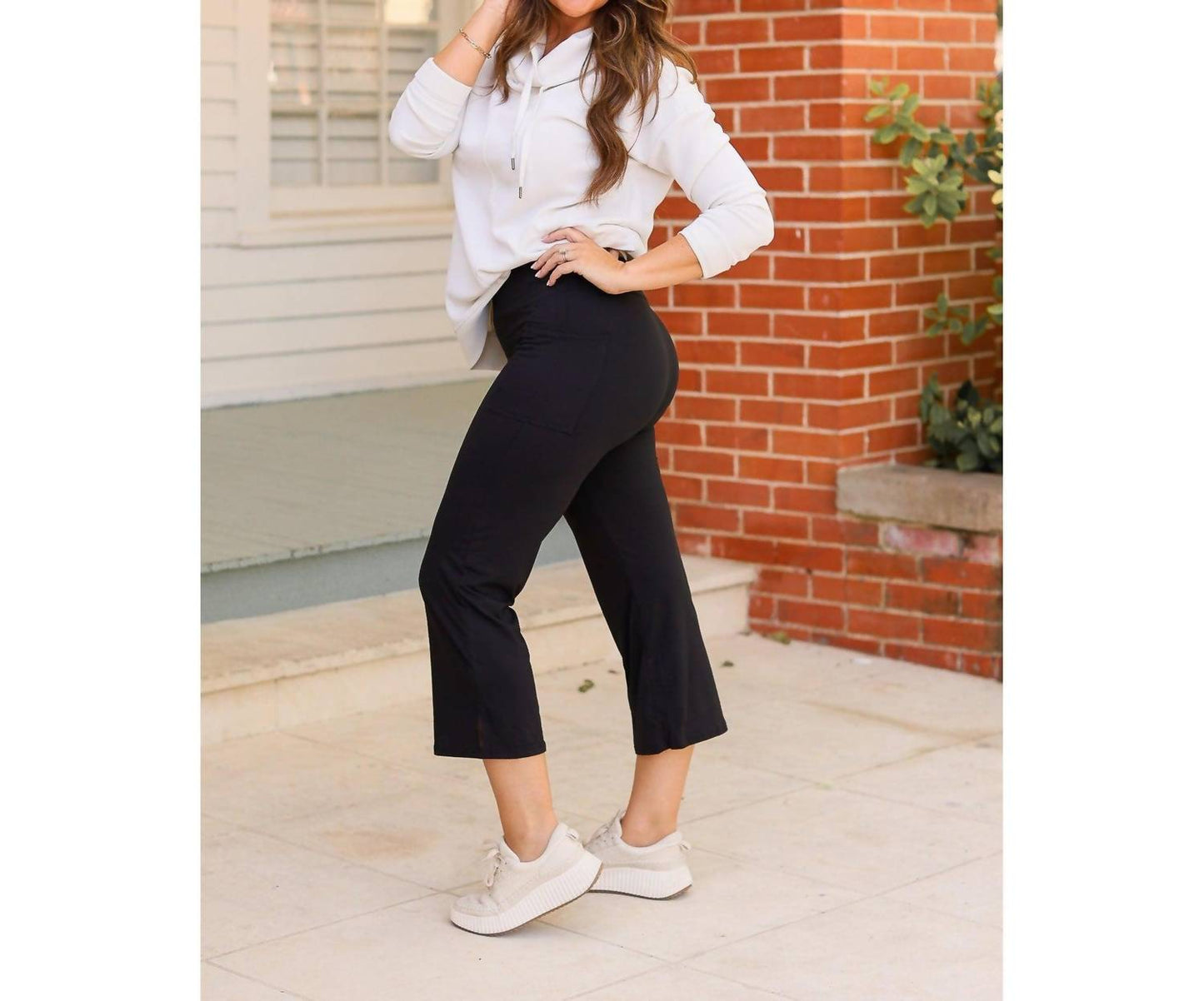 Julia Rose - Gabriella High Waisted Gaucho Pants