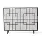 Dorothy Modern Single Panel Iron Fire Screen