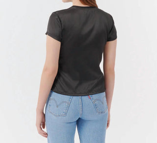 Atm - Stretch Charmeuse Tee