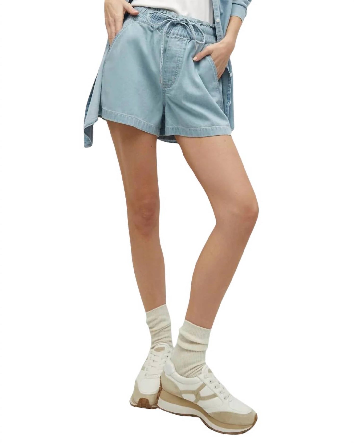 Veronica Beard - TIJANA CHAMBRAY SHORT