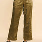 Pinch - Go To Glam Satin Straight Pants