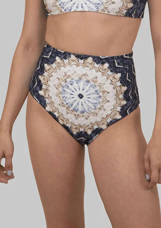 Wolven - Reverie Reversible High-waisted Bikini Bottom