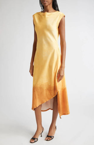 Jason Wu - Smudged Canvas Asymmetrical Dress