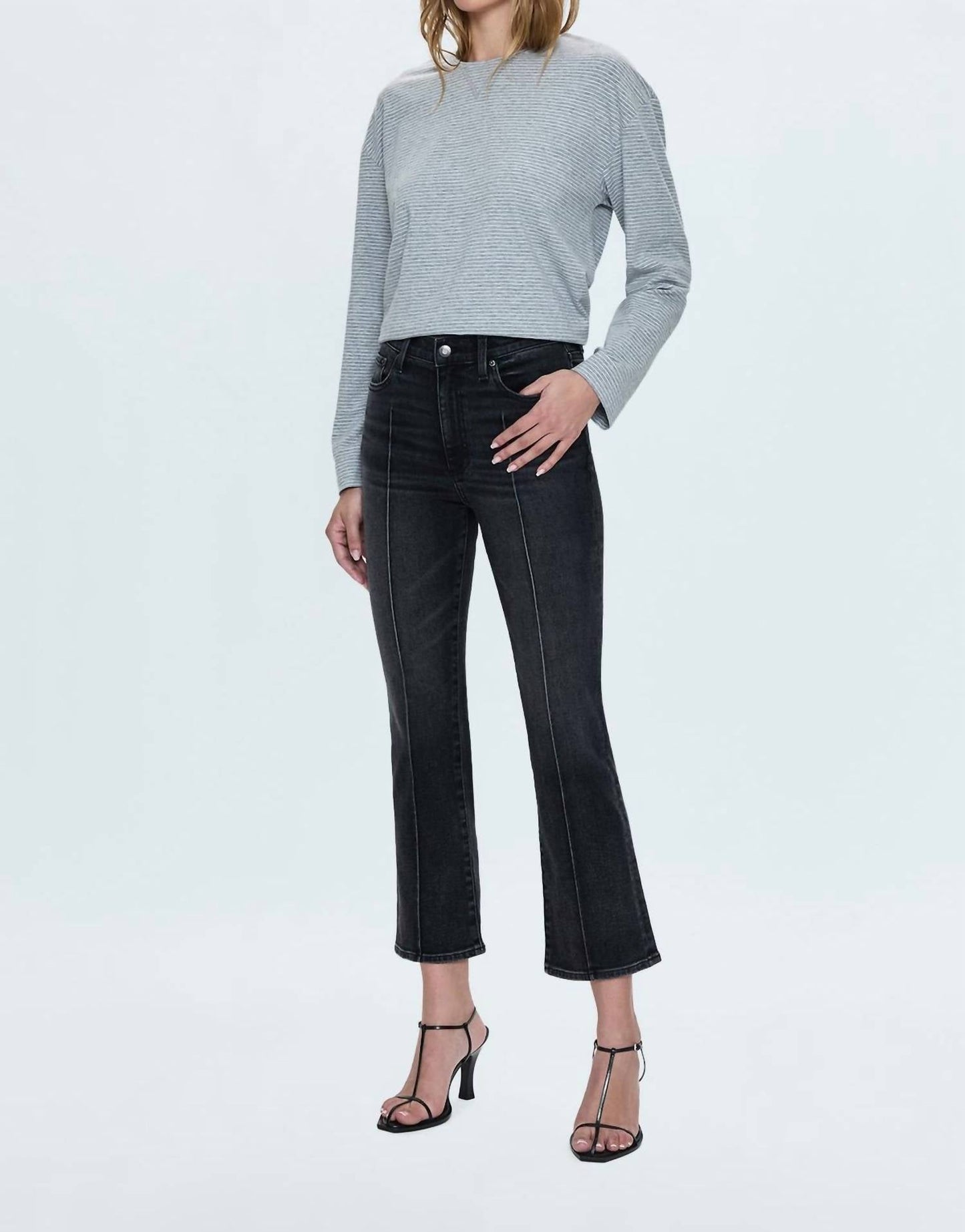 Pistola - Lennon High Rise Seamed Front Boot Jean