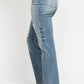 Judy Blue - High Waist Dad Straight With Harsh Tint & Destroyed