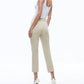 Alice + Olivia - Nicky Chino Waistband Slim Ankle Pants