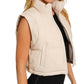 Entro - Cropped Puffer Zip Up Vest