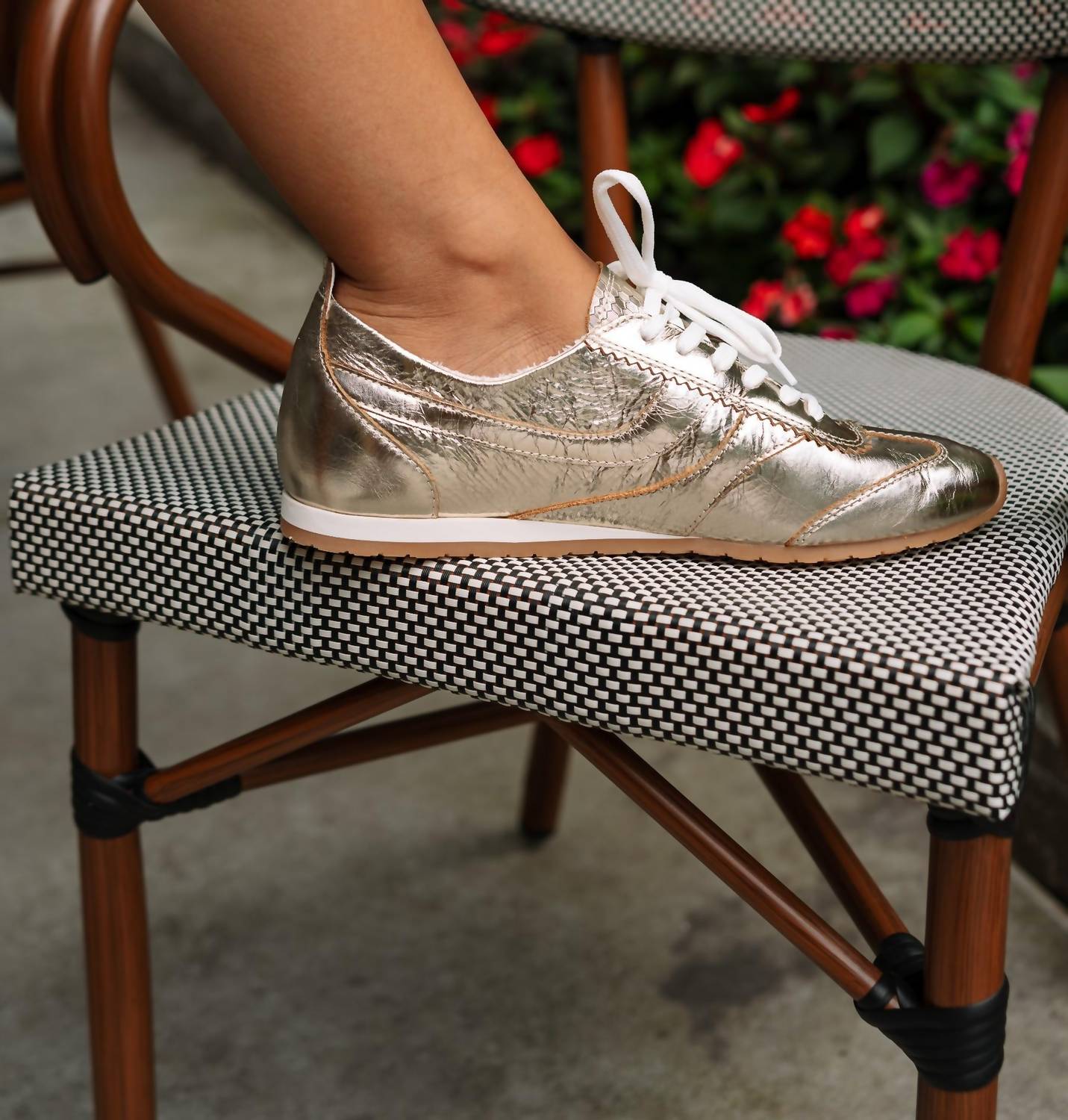 Dolce Vita - Women's Delany Crinkle Patent Sneaker