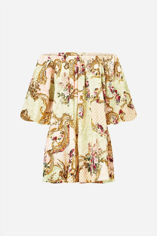 Camilla - Off Shoulder Puff Mini Dress