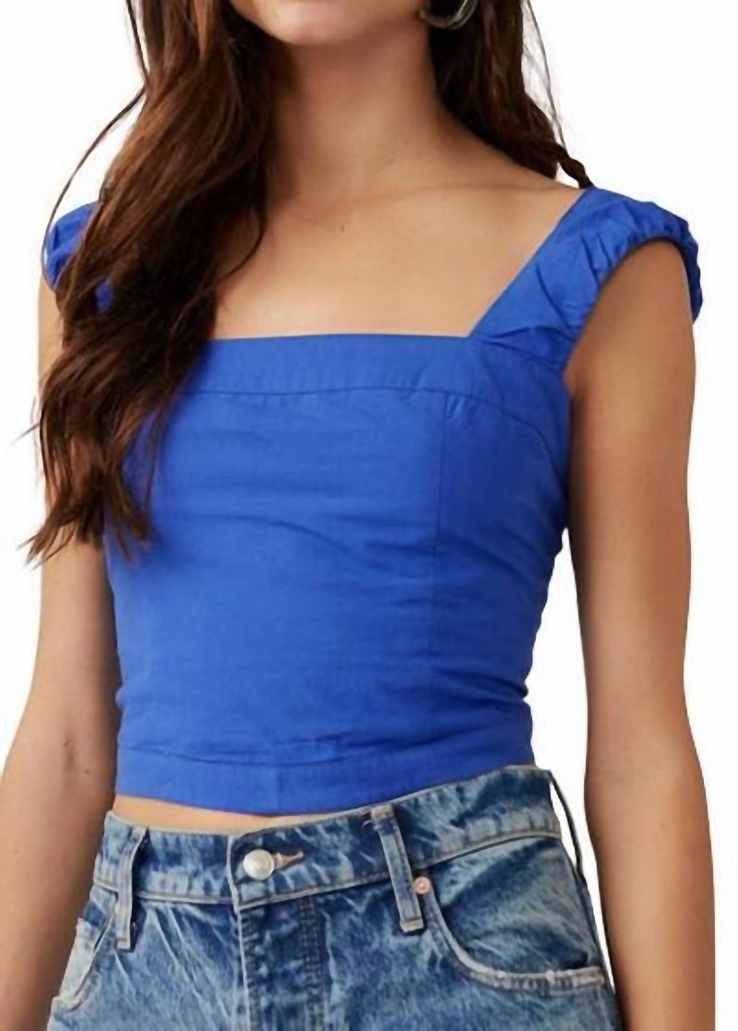 Free People - Ashley Crop Tank Top