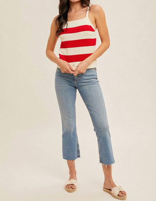 Hem & Thread - Nancy Striped Sweater Top