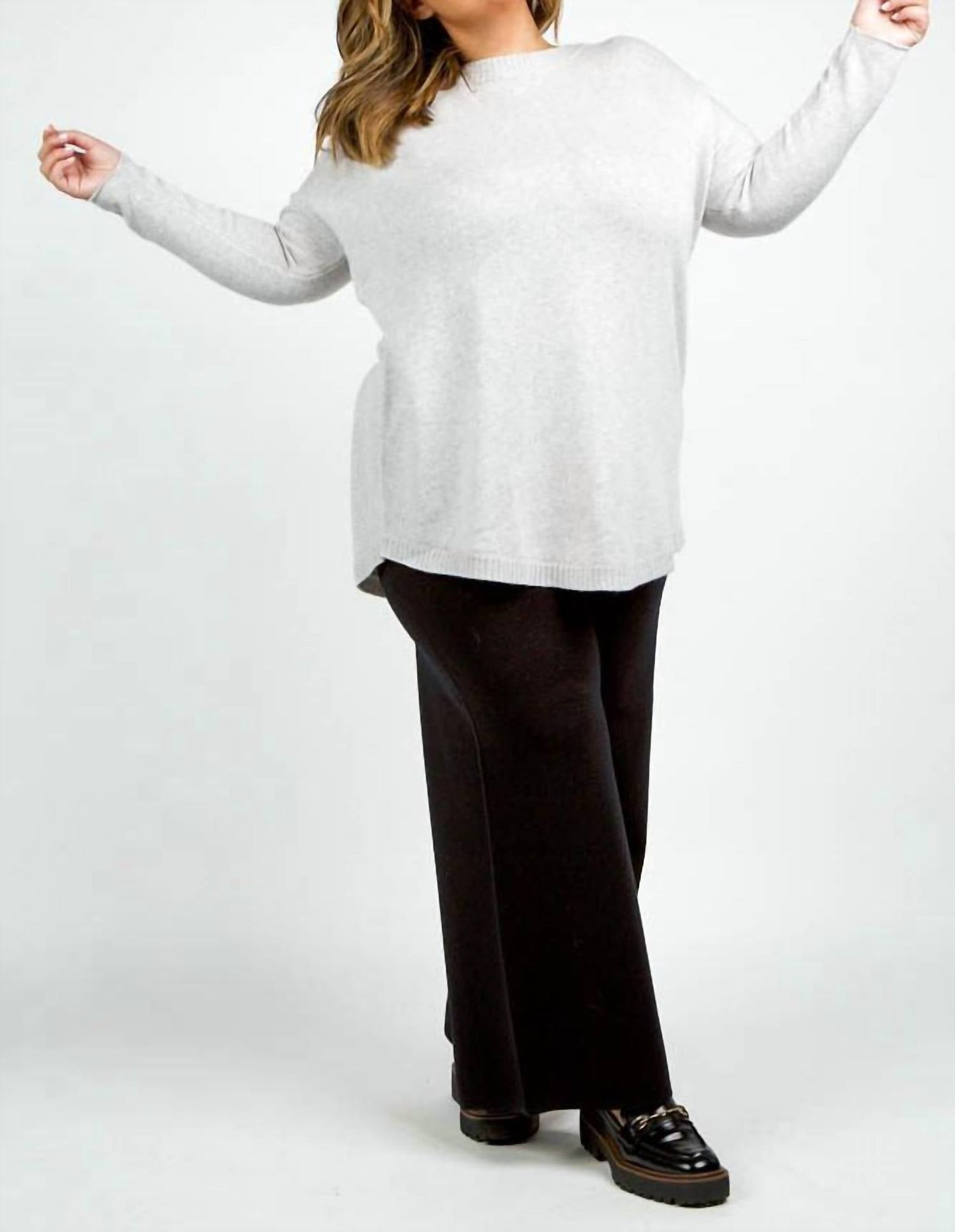 Bitte Kai Rand - Cocoon Wool Blend Oversize Blouse - Plus