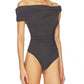 Agolde - Sherilyn Off The Shoulder Bodysuit