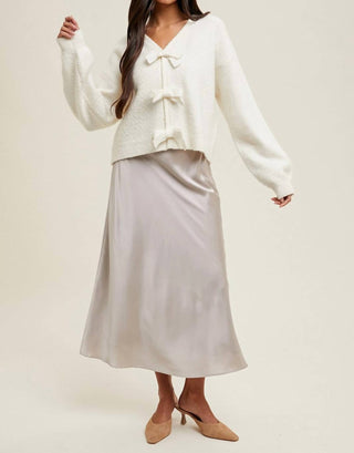 Wishlist - Long Sleeved Bow Sweater