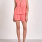 Elan - Peplum Gauze Tank