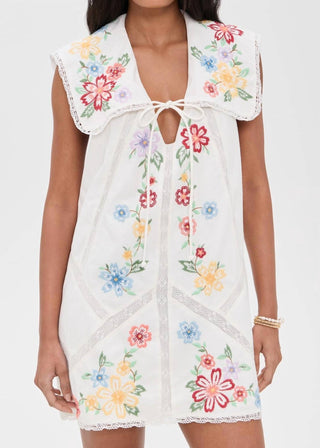 Free People - Willow Embroidered Mini Dress