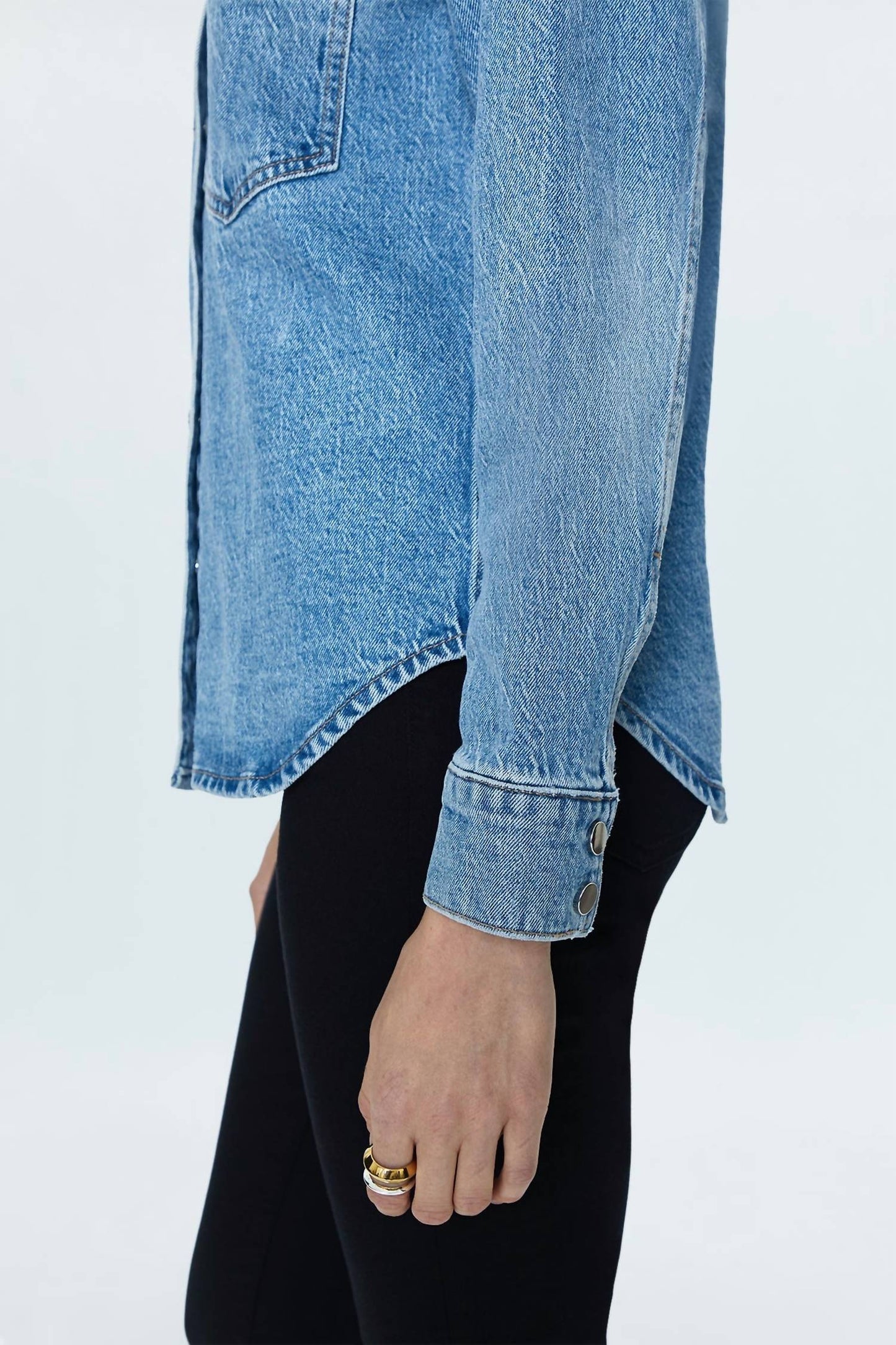 Pistola - Liv Long Sleeve Denim Shirt