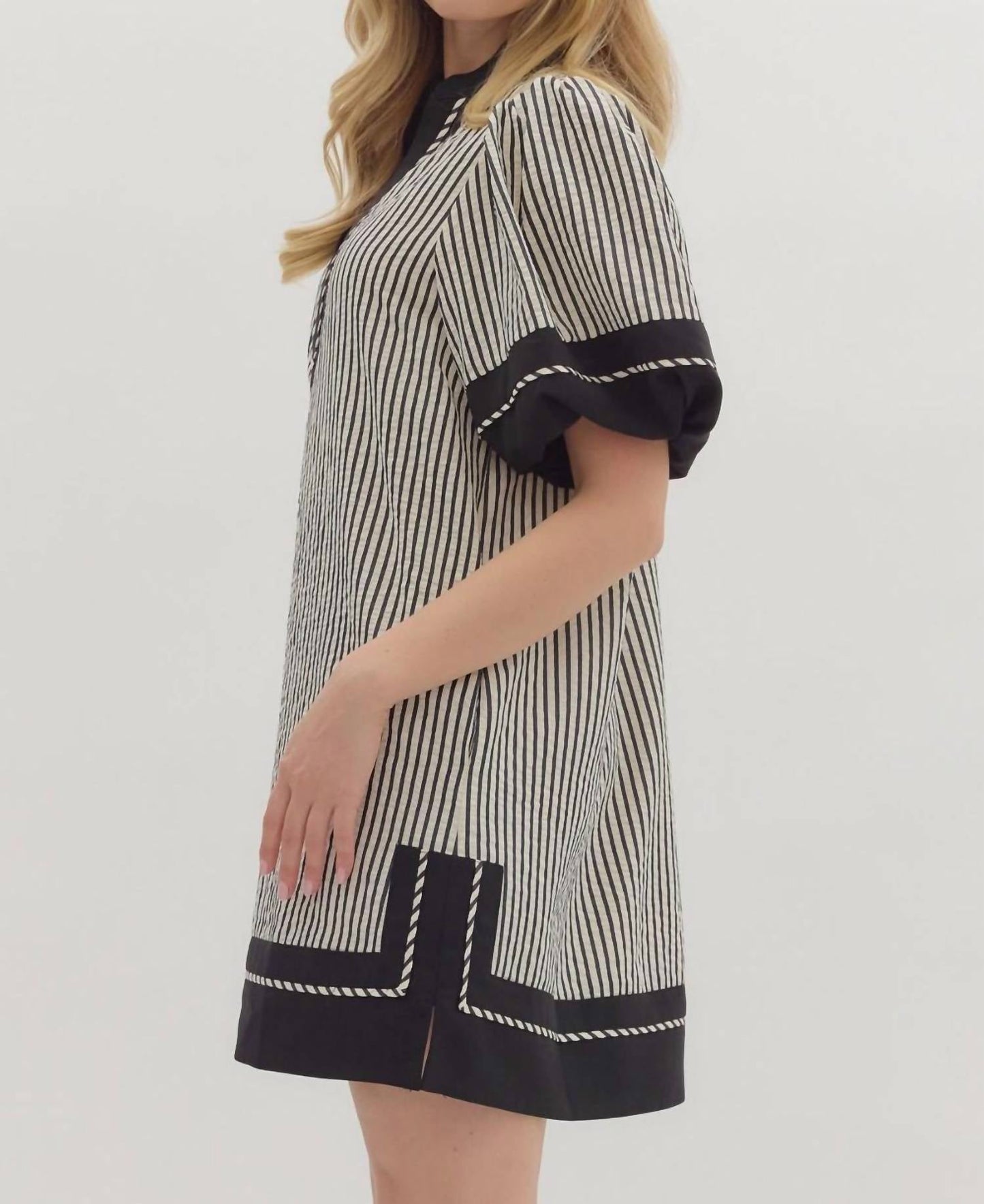 Entro - Pepper Stripe Mini Dress