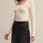 Z Supply - Tibi Scoop Mesh Sweater