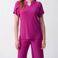 Joseph Ribkoff - Keyhole Neck Tulip Sleeves Top