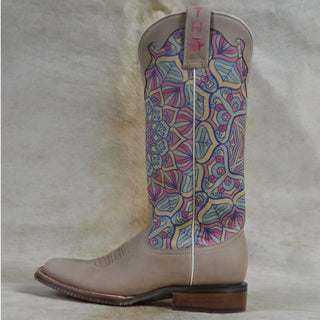 Tin Haul - Women's Inner Peace Boots With Mandala Sole