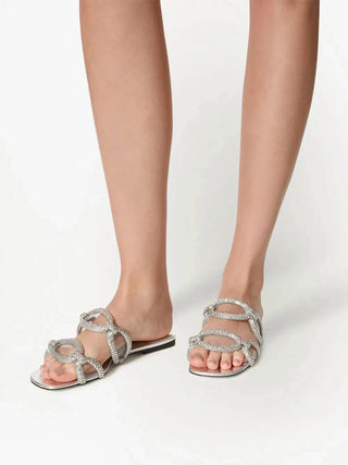 Valentino Garavani - Women's Chain Embellished Sandals
