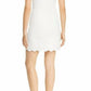 Aqua - Scalloped Mini Cocktail Dress