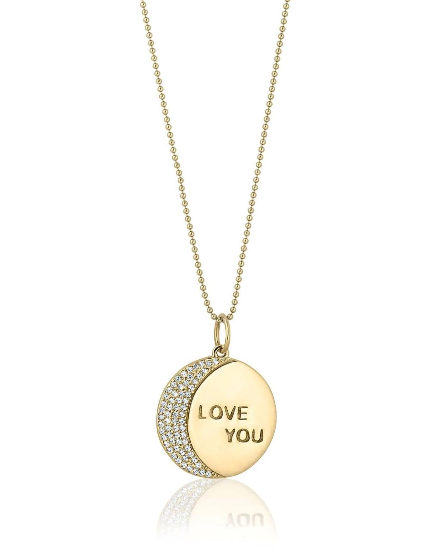 Ela Rae - Women's Love You to the Moon and Back Necklace