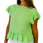 Linen & More - Flutter Linen Tie Top