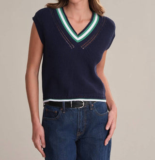 525 America - Wendy Varsity Crochet Vest