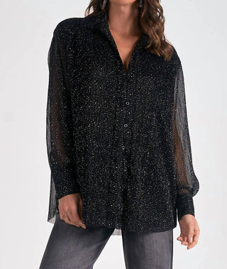 Elan - Long Sleeve Oversized Blouse