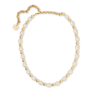 Eklexic - Women's Palmer Pearl Choker Necklace