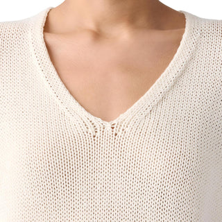 Eileen Fisher - Organic Cotton V-neck Pullover Top
