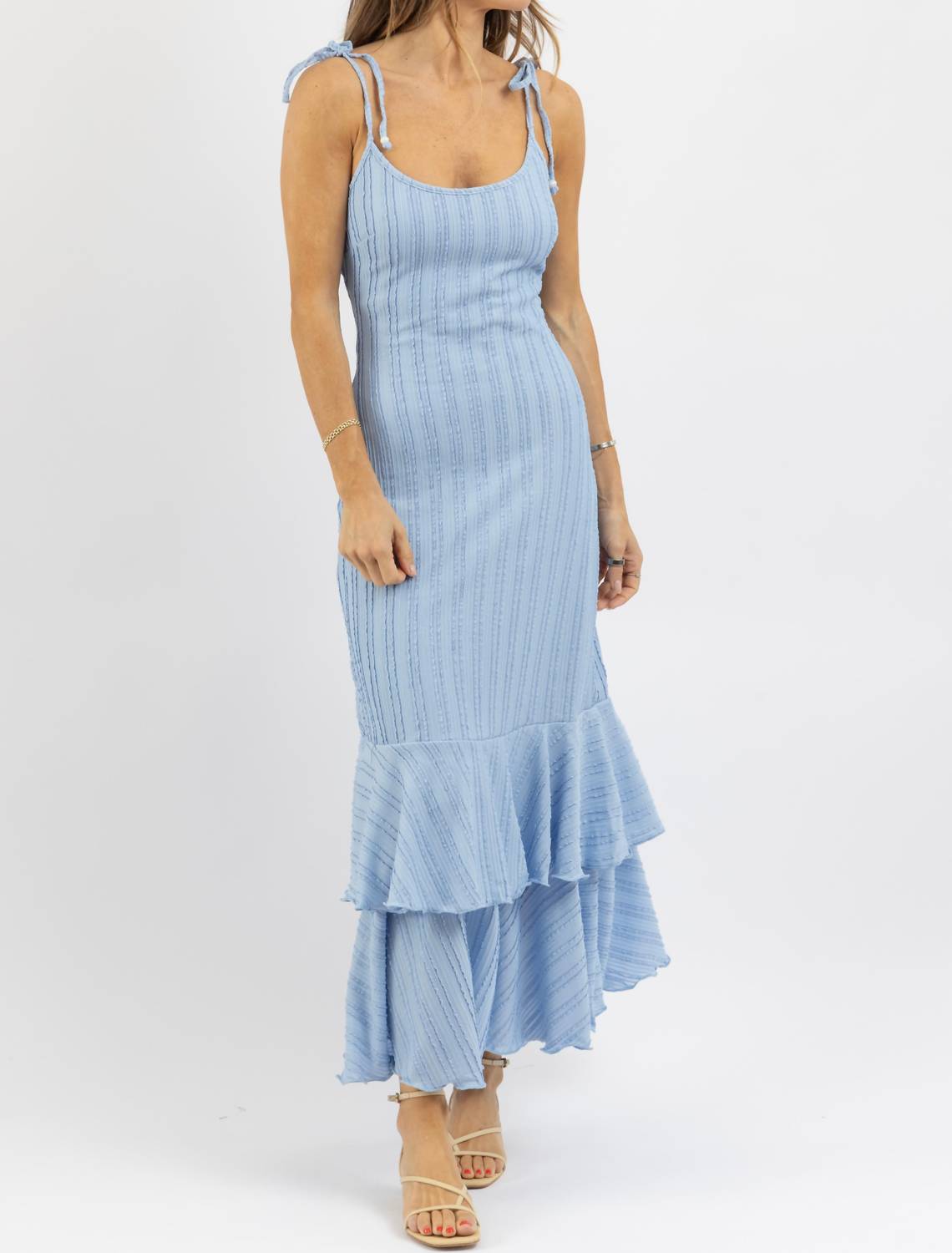 One & Only - Solar Tie Strap Maxi Dress