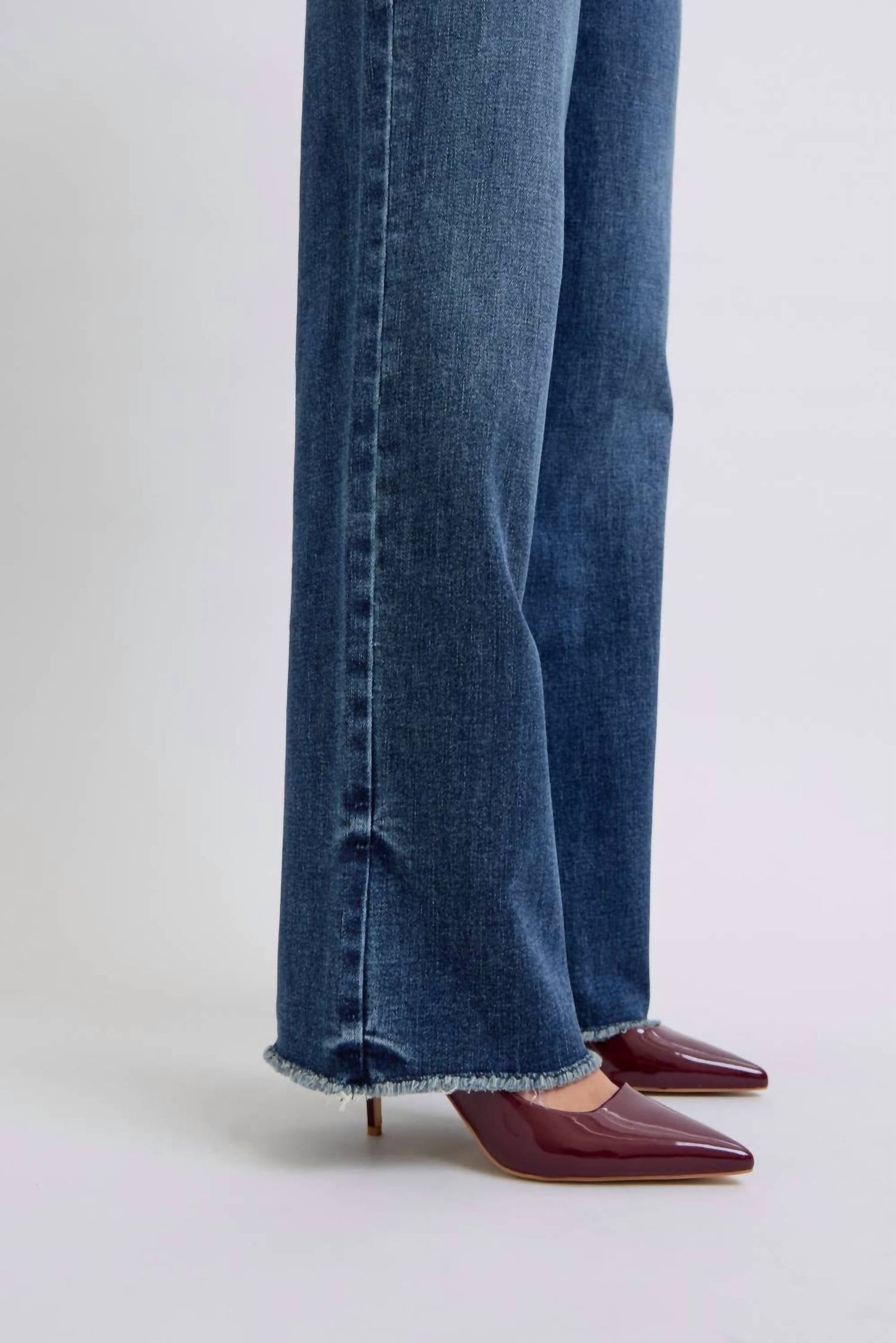 Judy Blue - Mid Rise Wide Leg Jeans