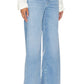 Frame - Le Slim Palazzo Raw Fray Jean