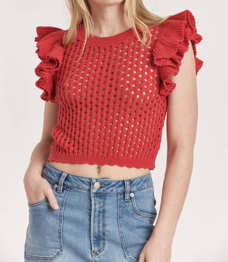Another Love - Marina Eyelet Top