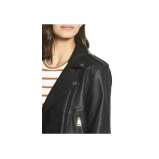 Levi'S - Faux Leather Belted Asymmetrical Motorcycle Jacket