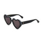 Lele Sadoughi - Women's Heart Non Polarized Pearl Sweetheart Sunglasses