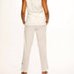 Paparazzi - Linen Blend Embroidered Wide Leg Pant