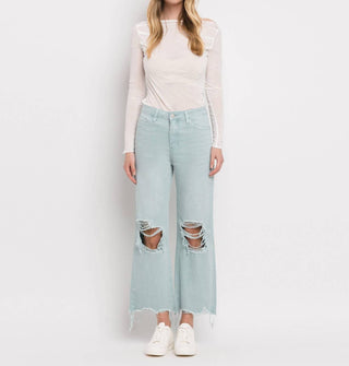 Vervet By Flying Monkey - CROP FLARE JEANS