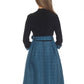 Joseph Ribkoff - Belted Jacquard Fit And Flare Dress