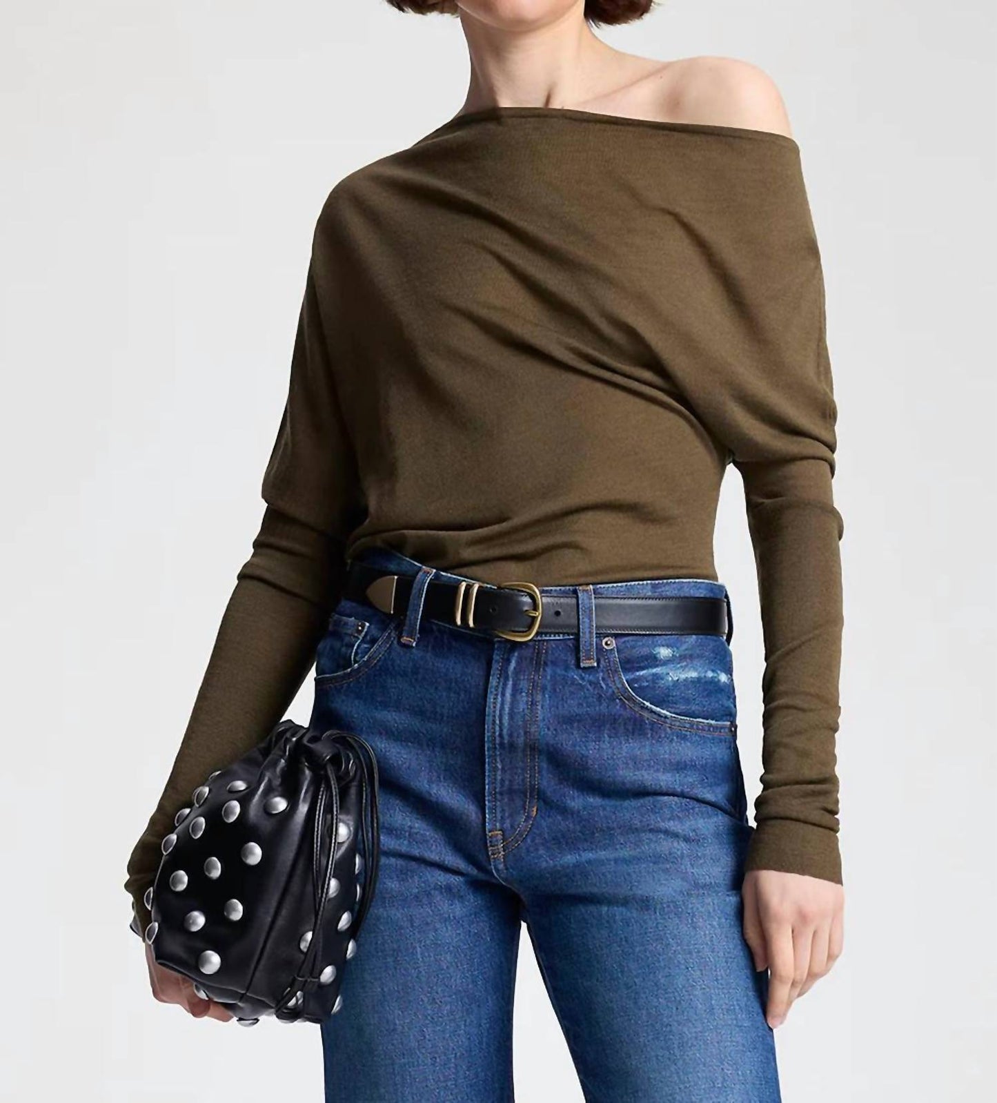A.L.C. - Liv Knit Merino Top