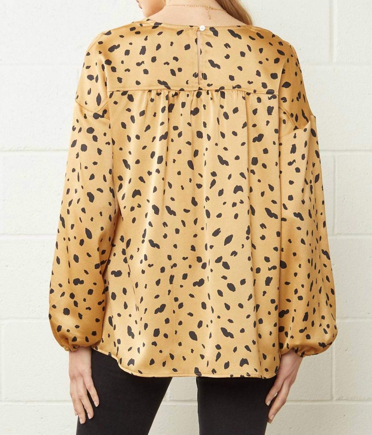 Entro - Leopard & Babydoll Blouse